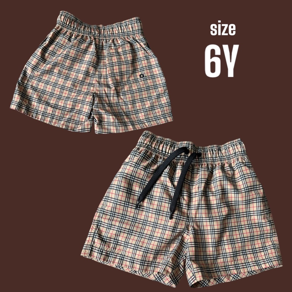 boys burberry swim trunks